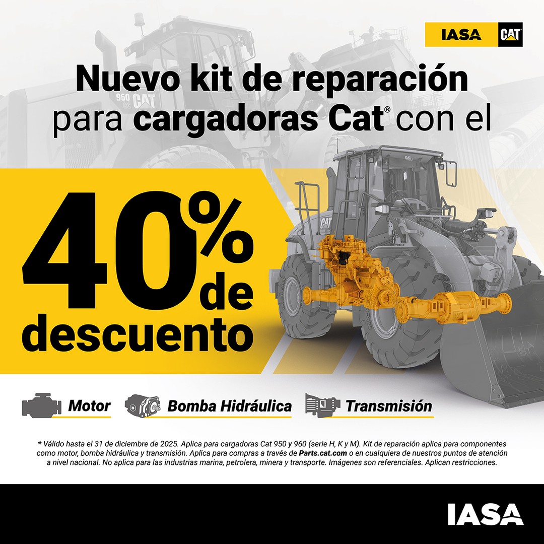 Kit Reparación Cargadoras Cat: 40% OFF en Motor y Más