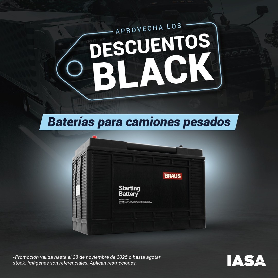 Baterías Braus para Camiones: ¡Descuentos Black IASA!