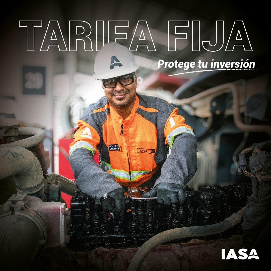 Tarifa Fija IASA: Mantenimiento Preventivo Camiones