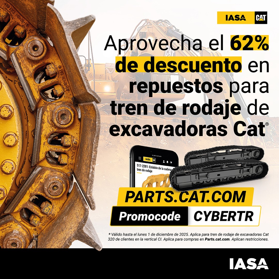 62% Dto. Repuestos Tren de Rodaje Excavadoras Cat - CYBERTR