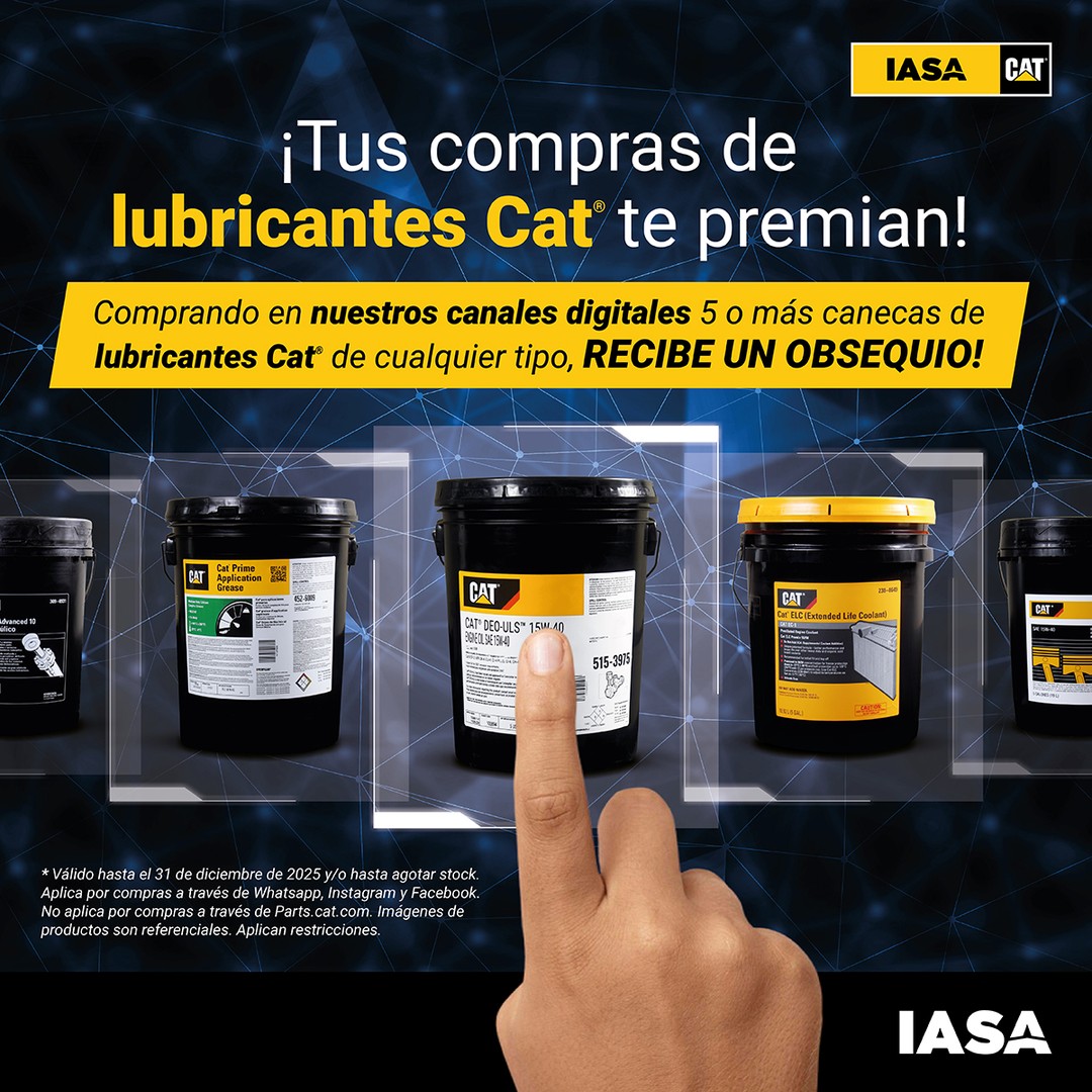 Gana con Lubricantes Cat: ¡Obsequio por tus compras digitales!