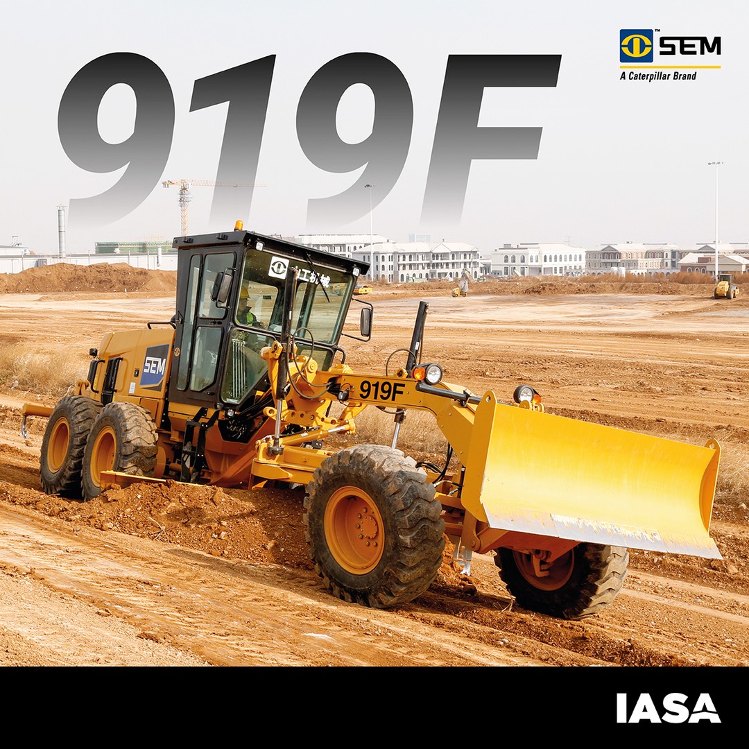 SEM 919F: Motoniveladora Caterpillar para Máximo Rendimiento