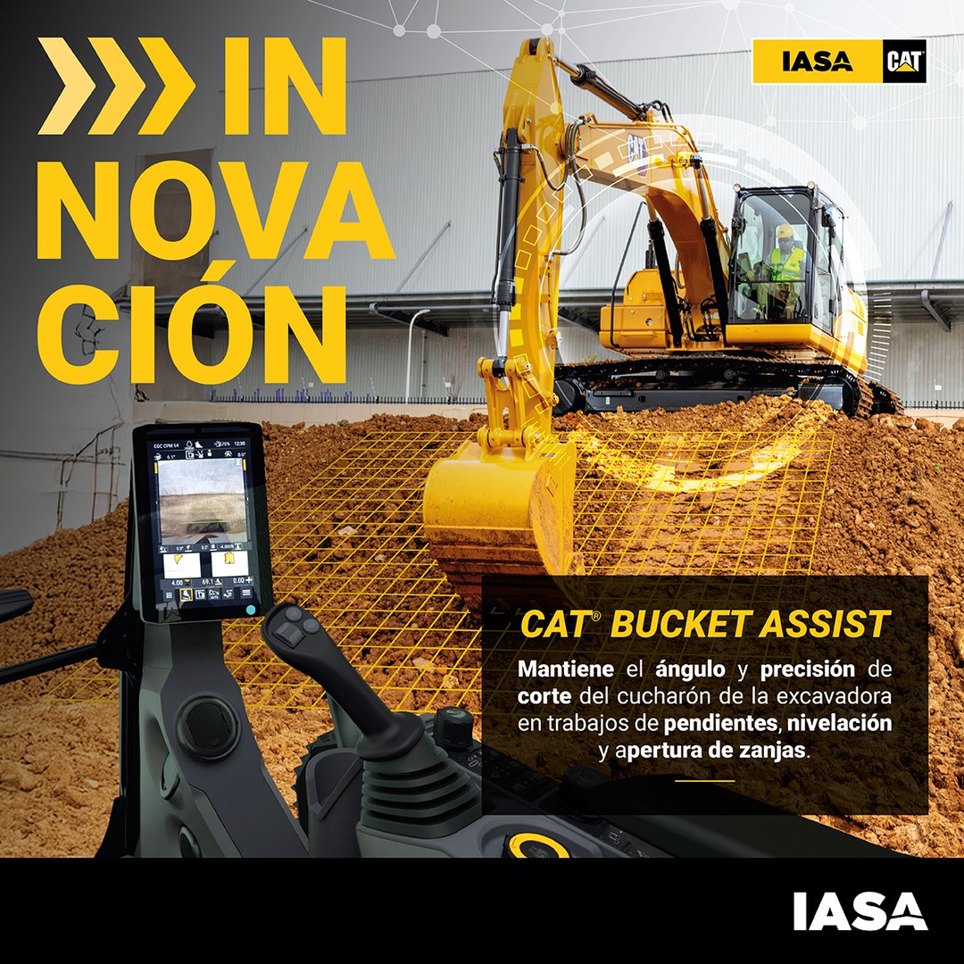 Excavadoras Cat: Precisión con Tecnología Cat Bucket Assist