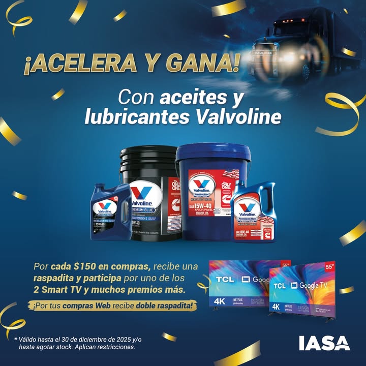 Valvoline: Protege tu Motor, Acelera y Gana Premios
