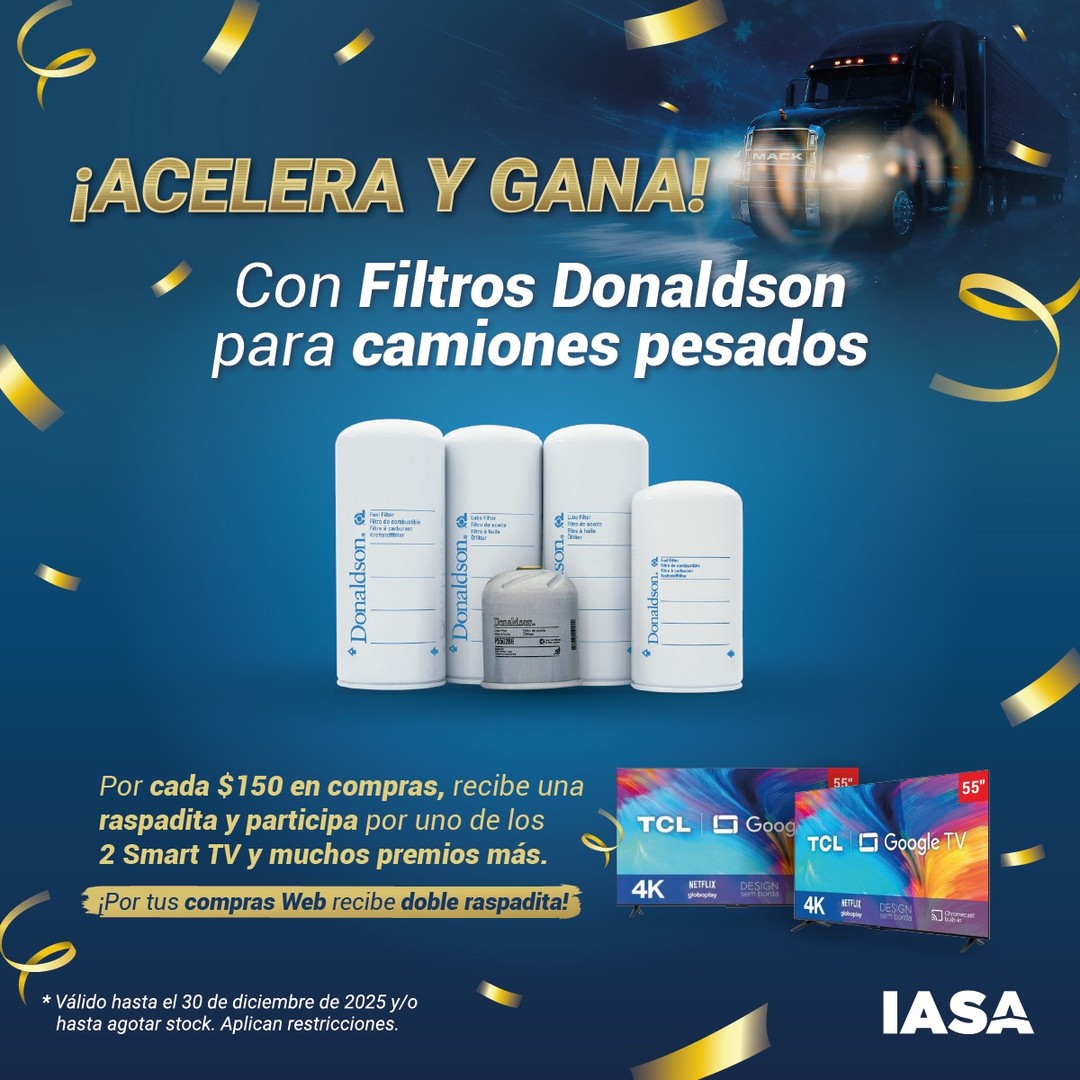 Filtros Donaldson: Protege tu Camión Pesado y Gana Premios