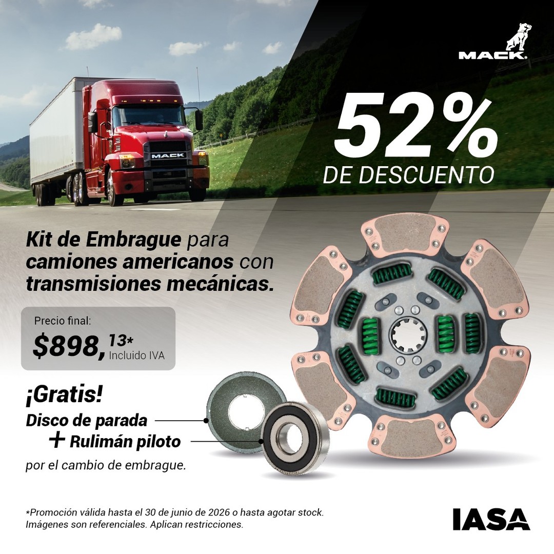 Descuento Kit Embrague Camión Americano: ¡52% OFF + Extras!