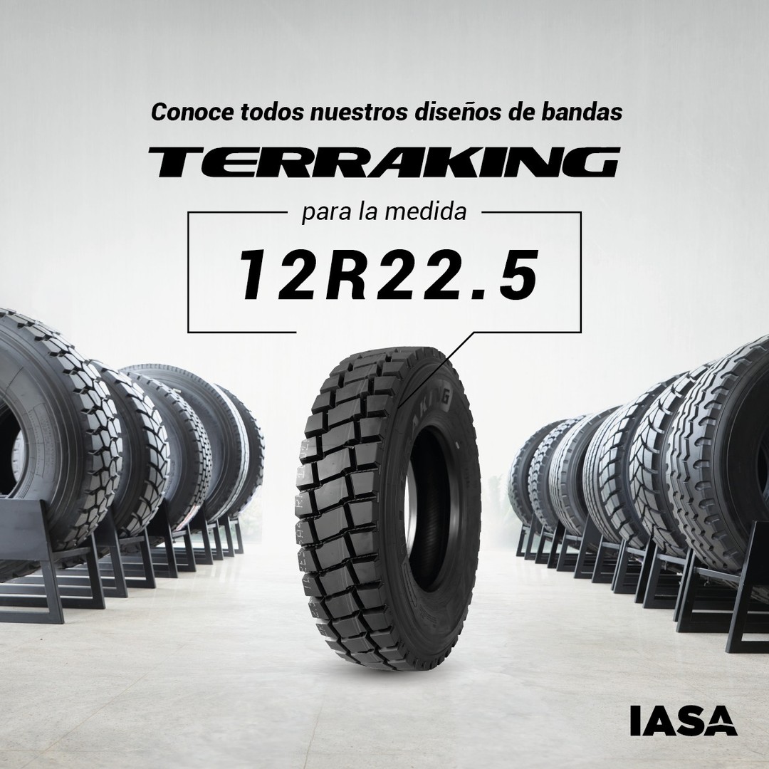 Bandas TERRAKING 12R22.5: Máximo Desempeño para tu Camión