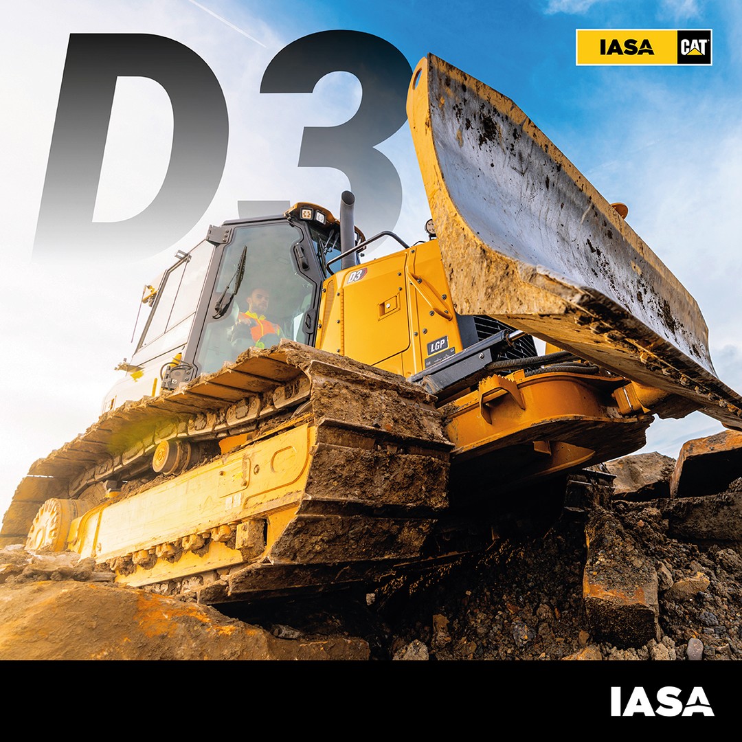 Tractor Cat D3: Potencia y Eficiencia para tu Obra