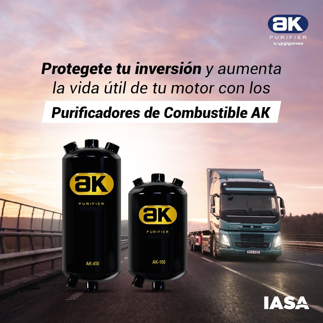 Purificadores AK: Motor protegido, rendimiento óptimo