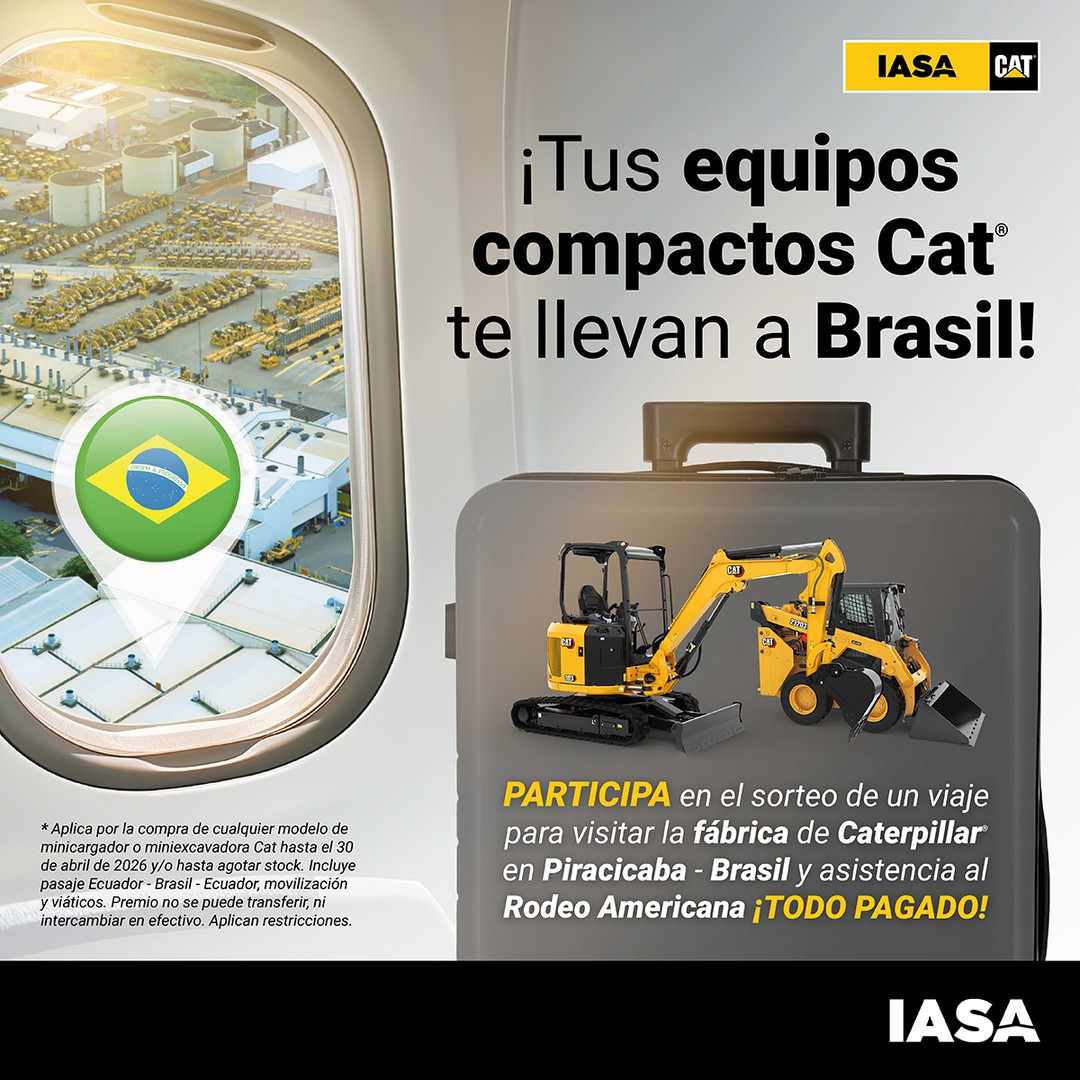 Gana un viaje a Brasil con equipos compactos Cat