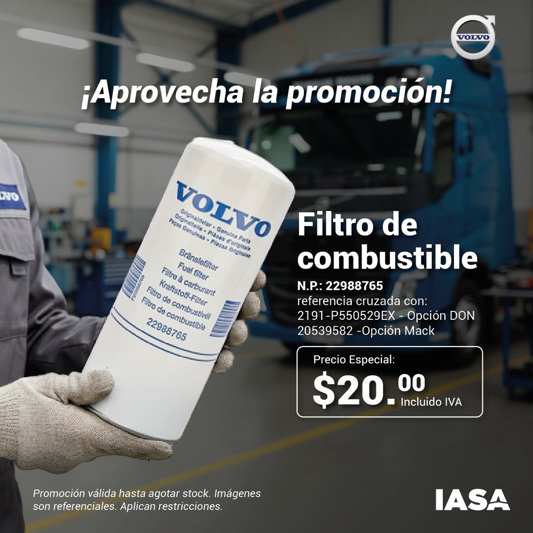 Filtro de Combustible Volvo: Protege tu Motor con Oferta