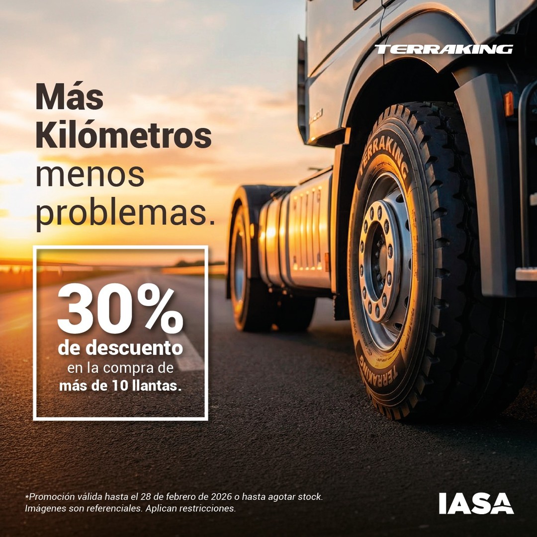 Llantas Terraking: 30% OFF para tu Flota Pesada