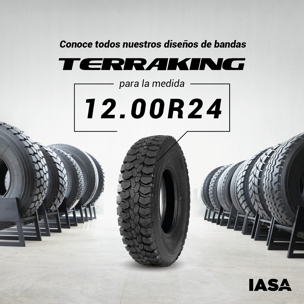 Llantas TERRAKING 12.00R24: Durabilidad para Trabajo Pesado