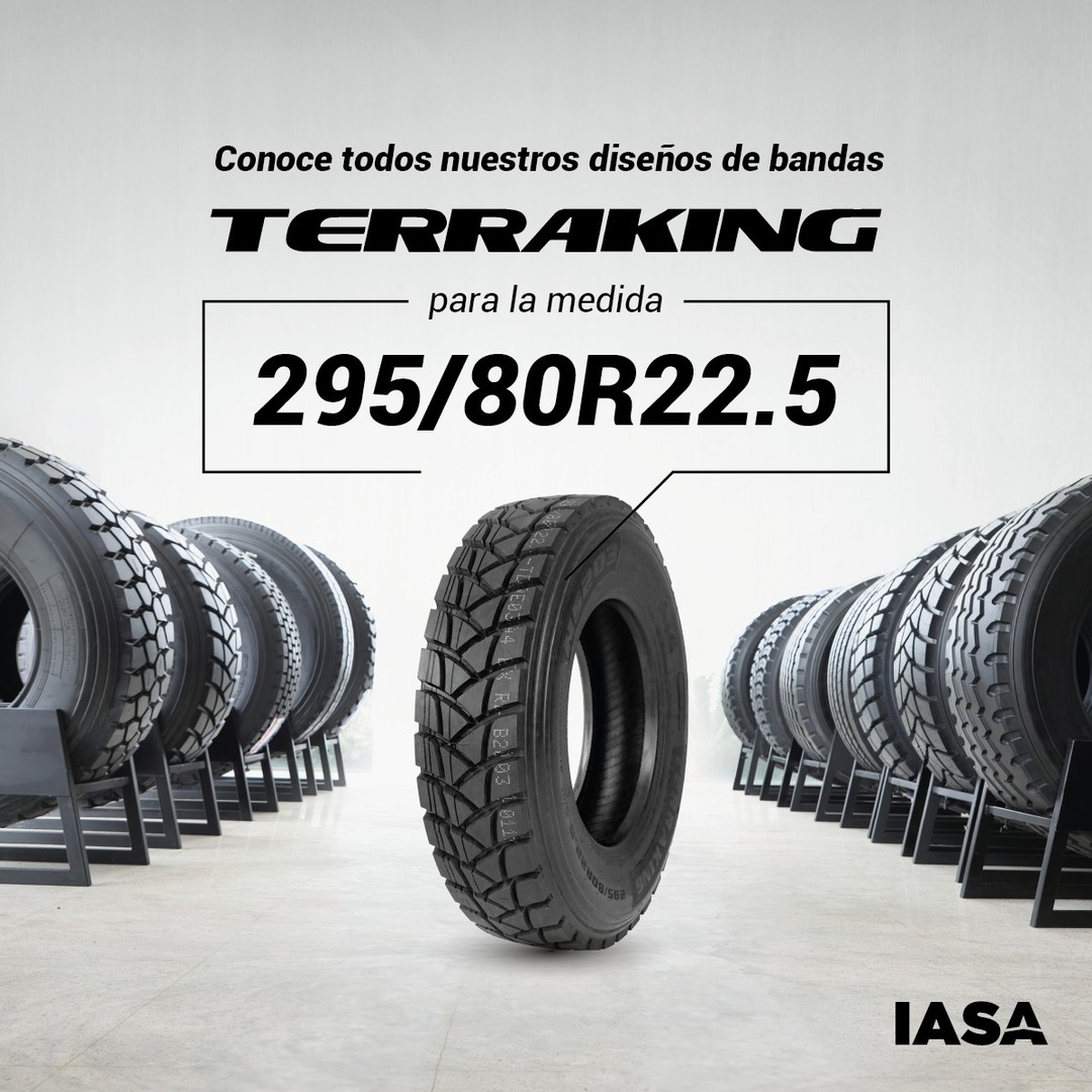 Llantas TERRAKING 295/80R22.5 para tu Camión