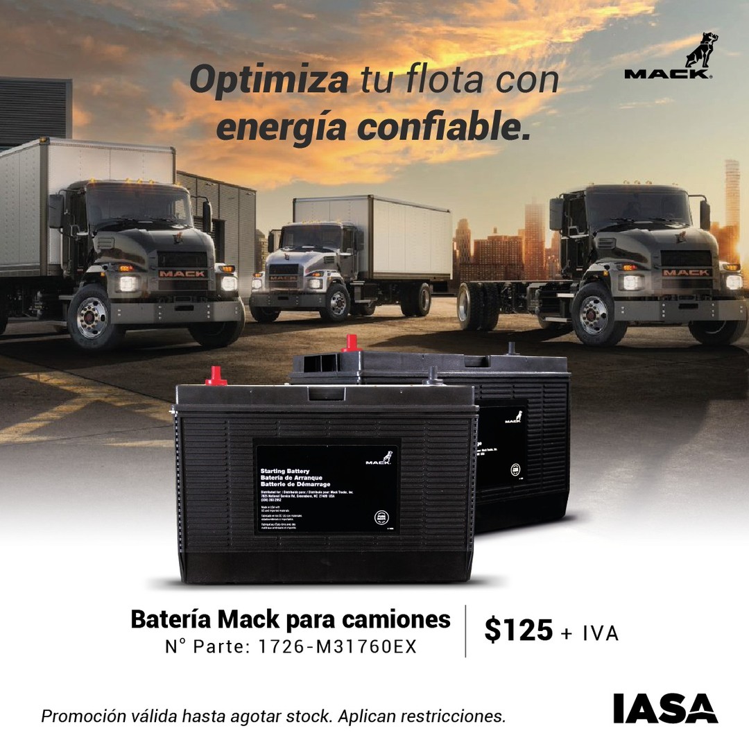 Baterías Mack: Potencia Confiable y Duradera para tu Flota