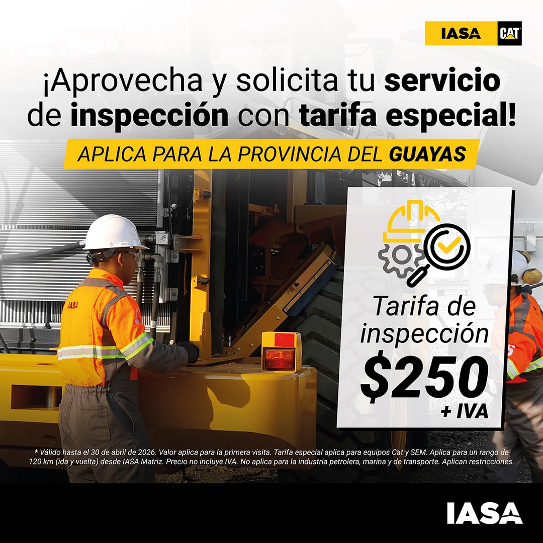 Inspección de Equipos CAT y SEM en Guayas: Tarifa Especial