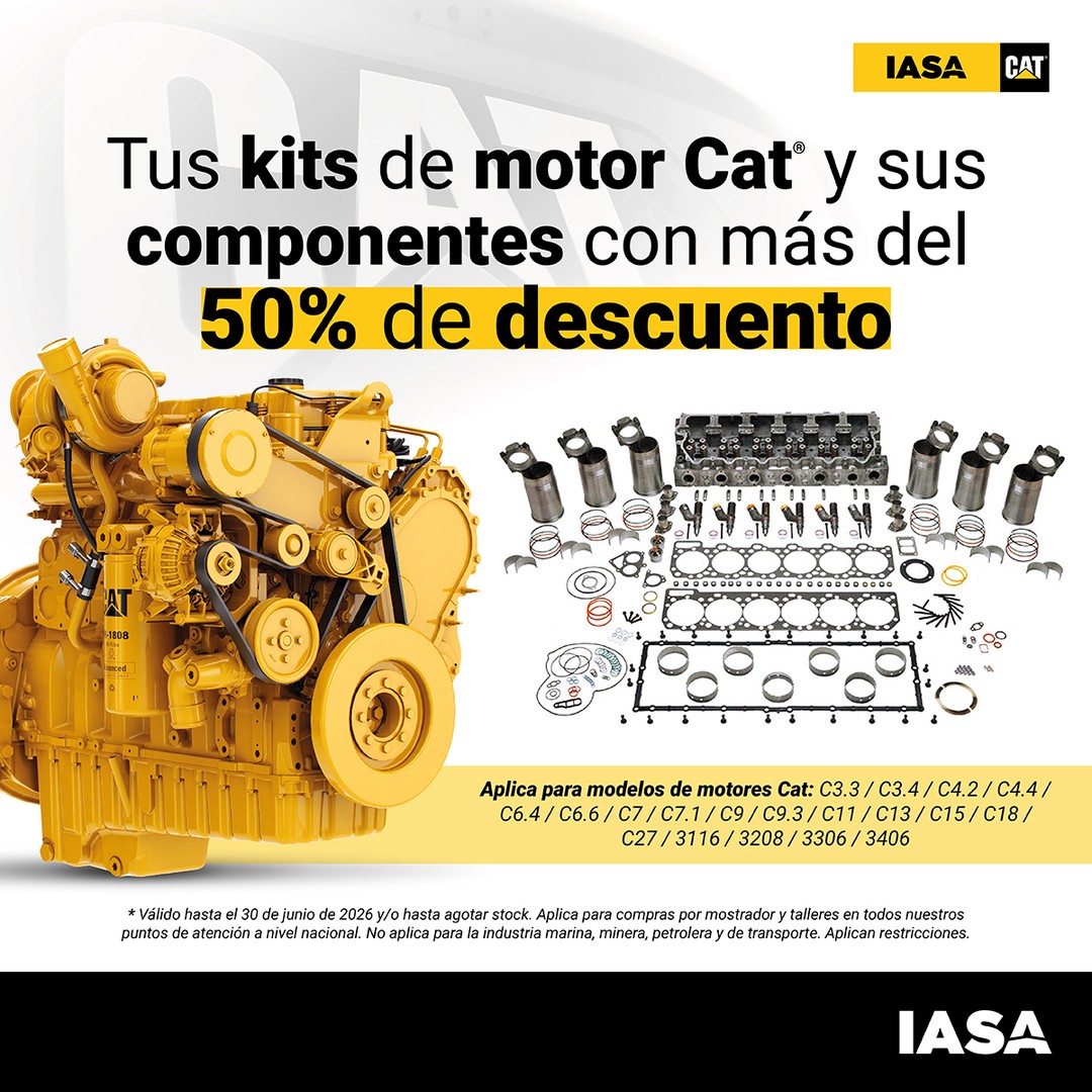 Kits de Motor Cat: ¡Más del 50% de Descuento en Componentes!