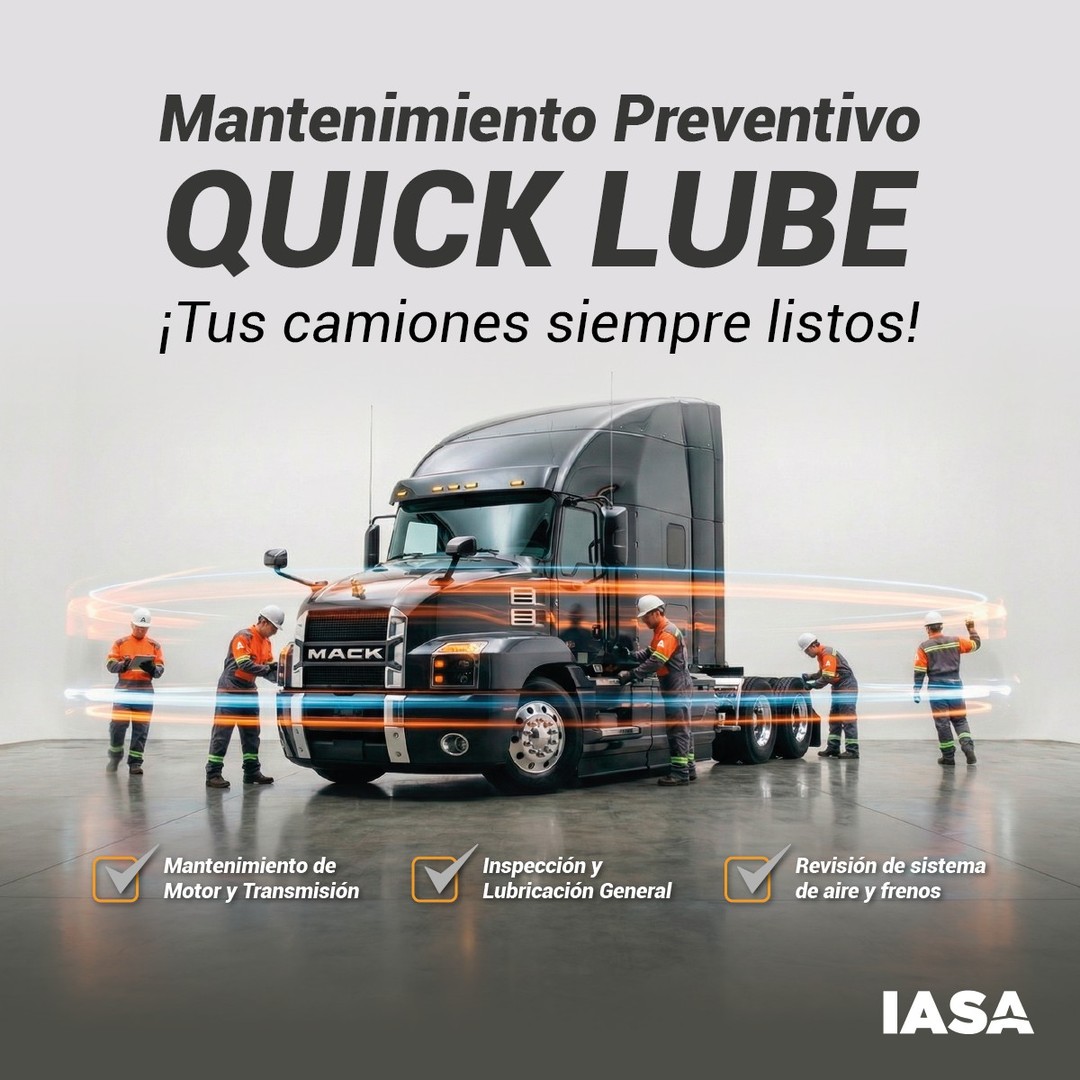 Quick Lube para Camiones: Mantenimiento Rápido IASA