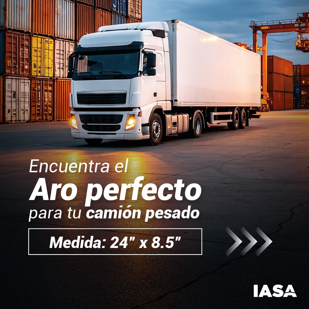Aros 24x8.5 para Camiones Pesados: Resistencia y Rendimiento