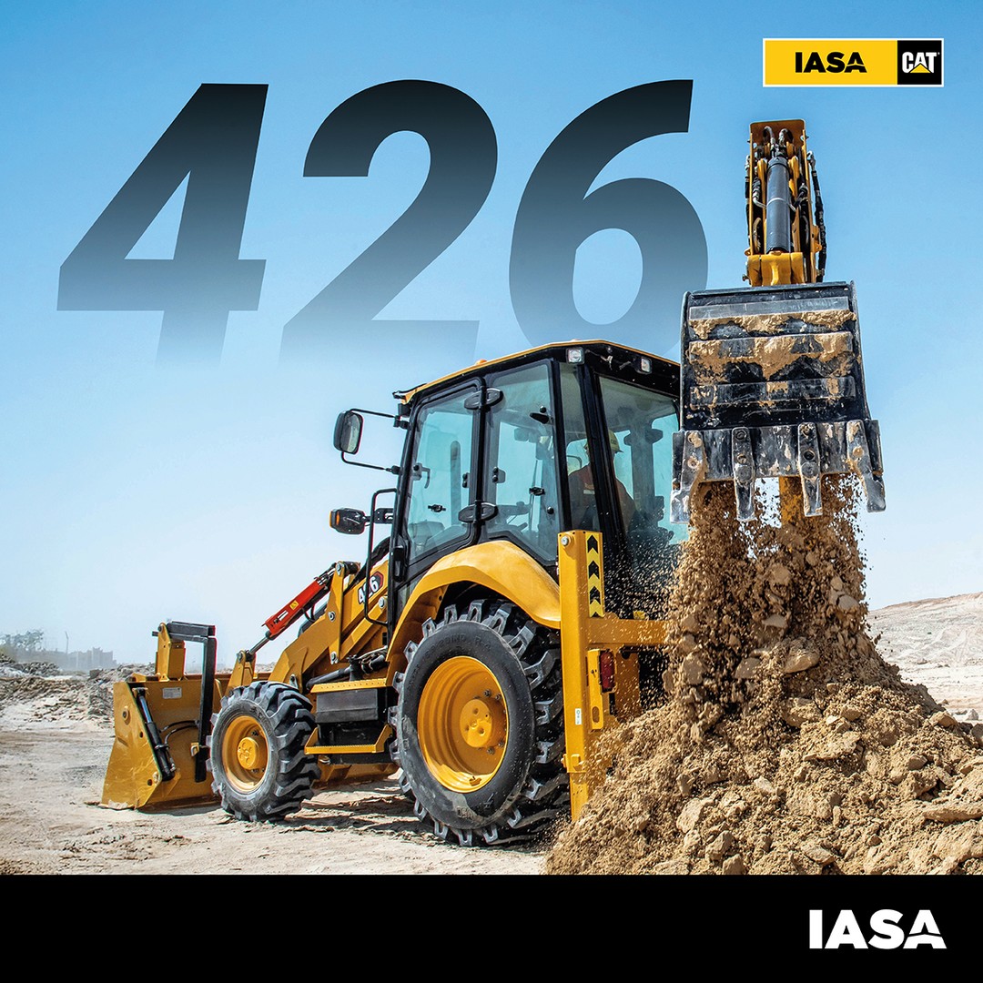 Retroexcavadora Cat 426: Potencia y Versatilidad para tu Obra