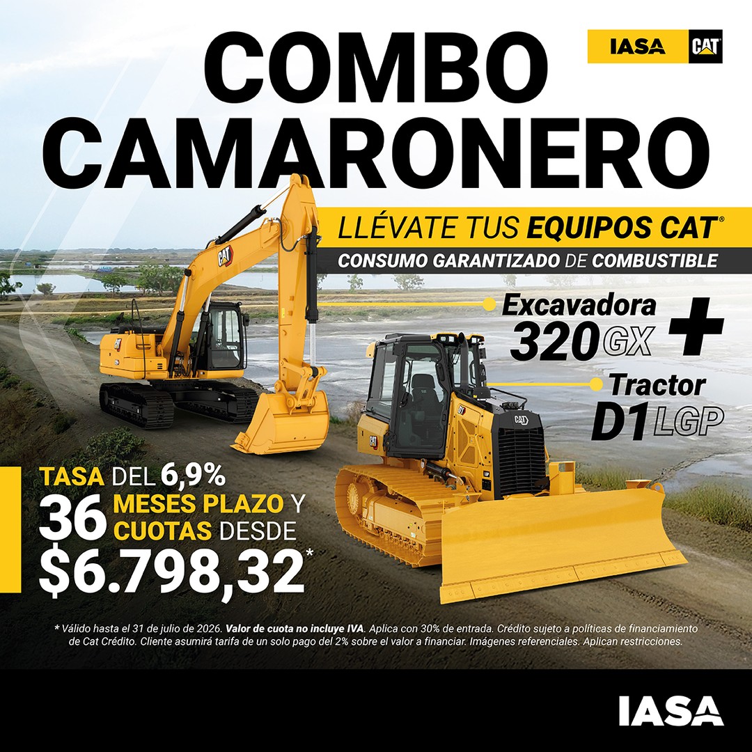 Oferta Combo Caterpillar: Excavadora 320GX + Tractor D1LGP