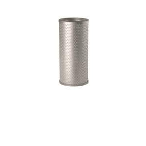 Filtro hidráulico Donaldson P170063 cartucho cilíndrico único de malla metálica perforada plateada con extremos de acero