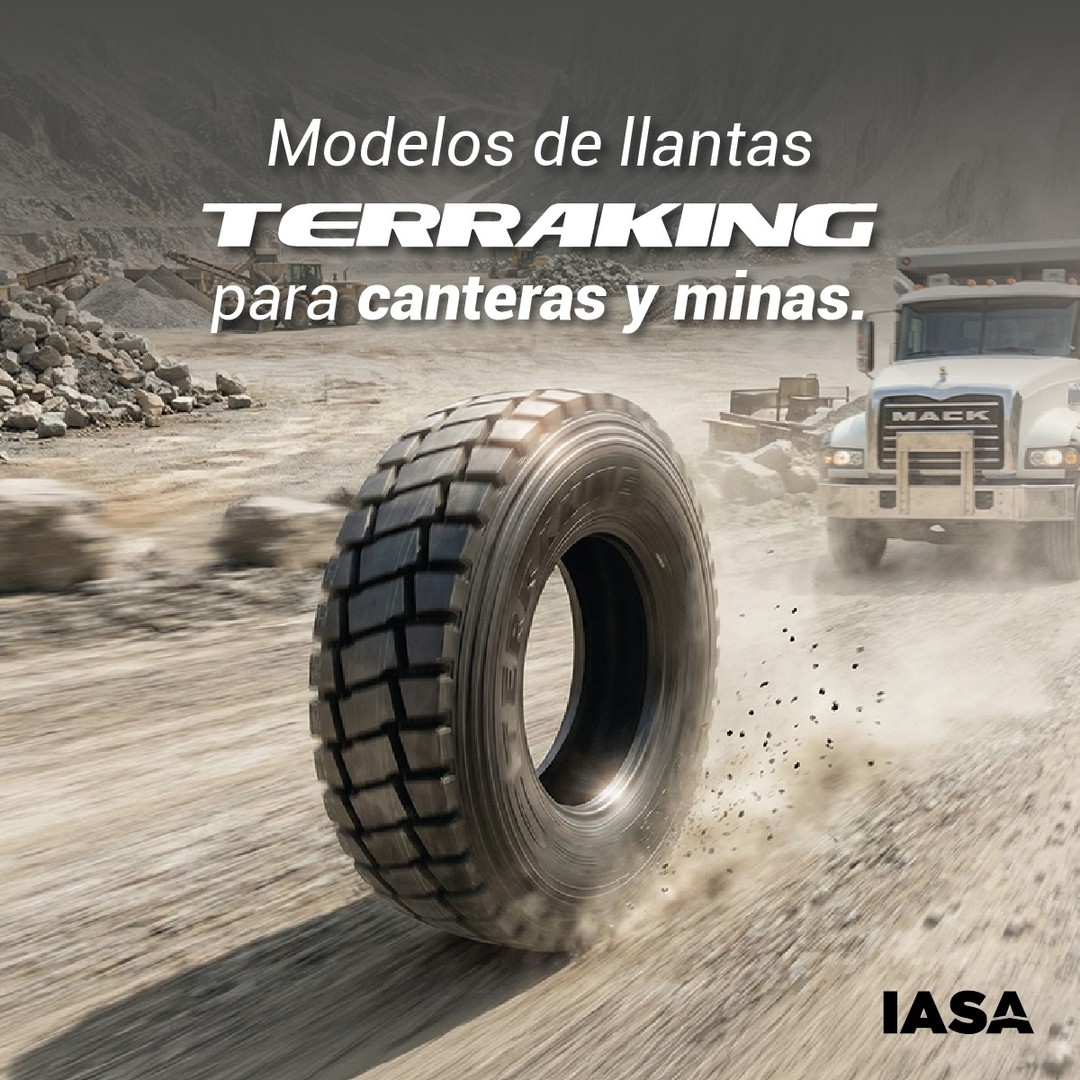 Llantas TERRAKING: Resistencia Extrema para Minas y Canteras