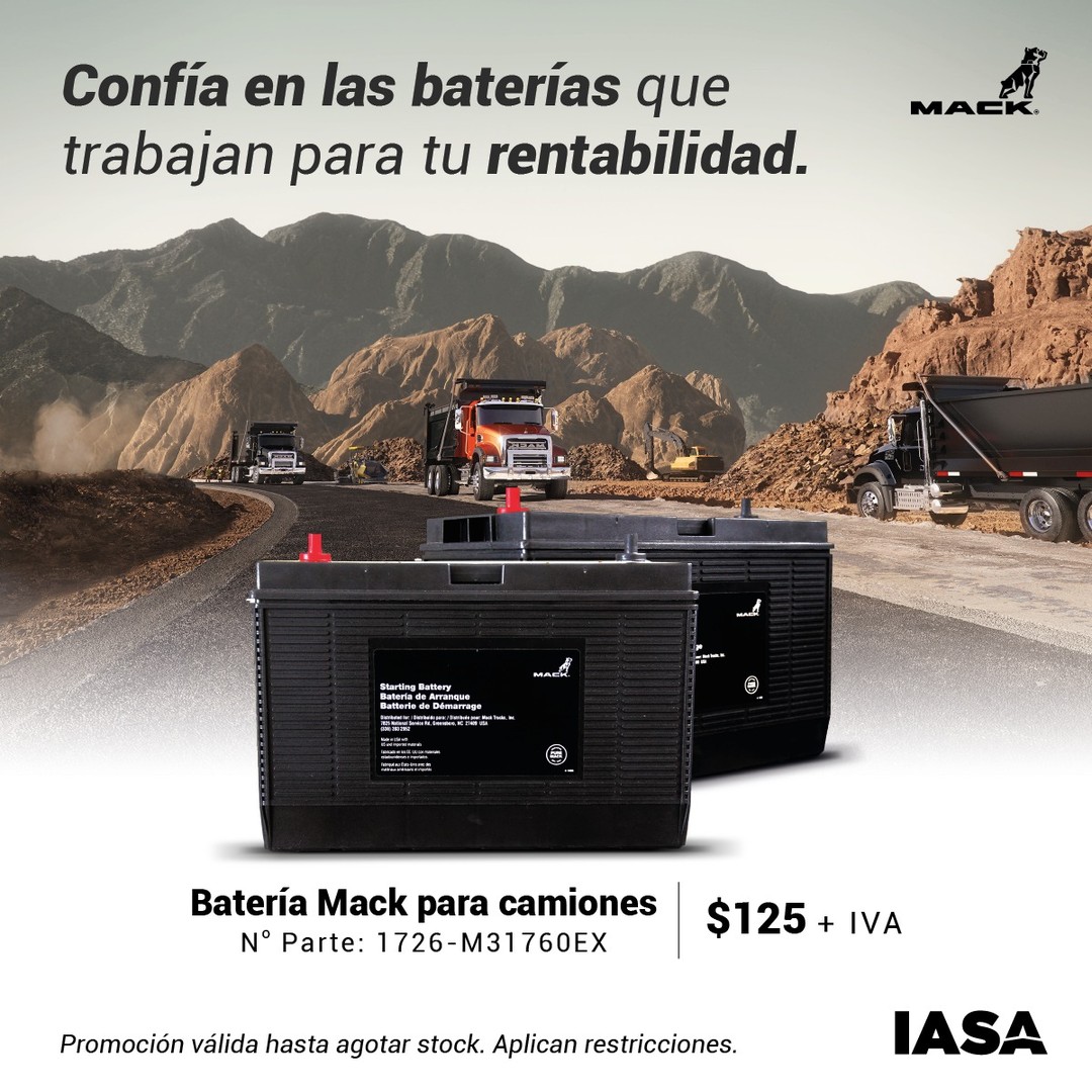 Baterías Mack: Potencia y Rentabilidad para tu Flota