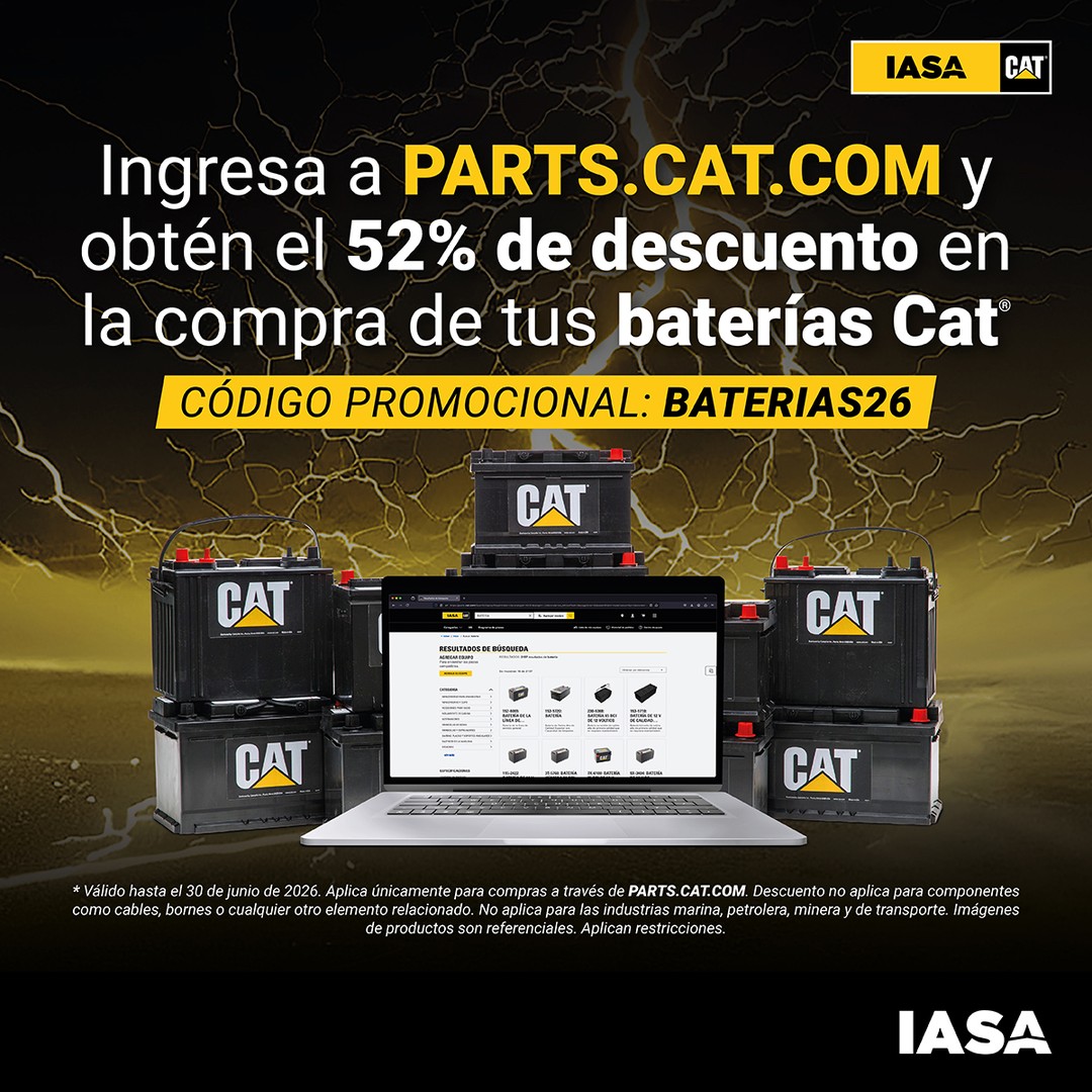 Baterías Cat: 52% Descuento en PARTS.CAT.COM | IASA