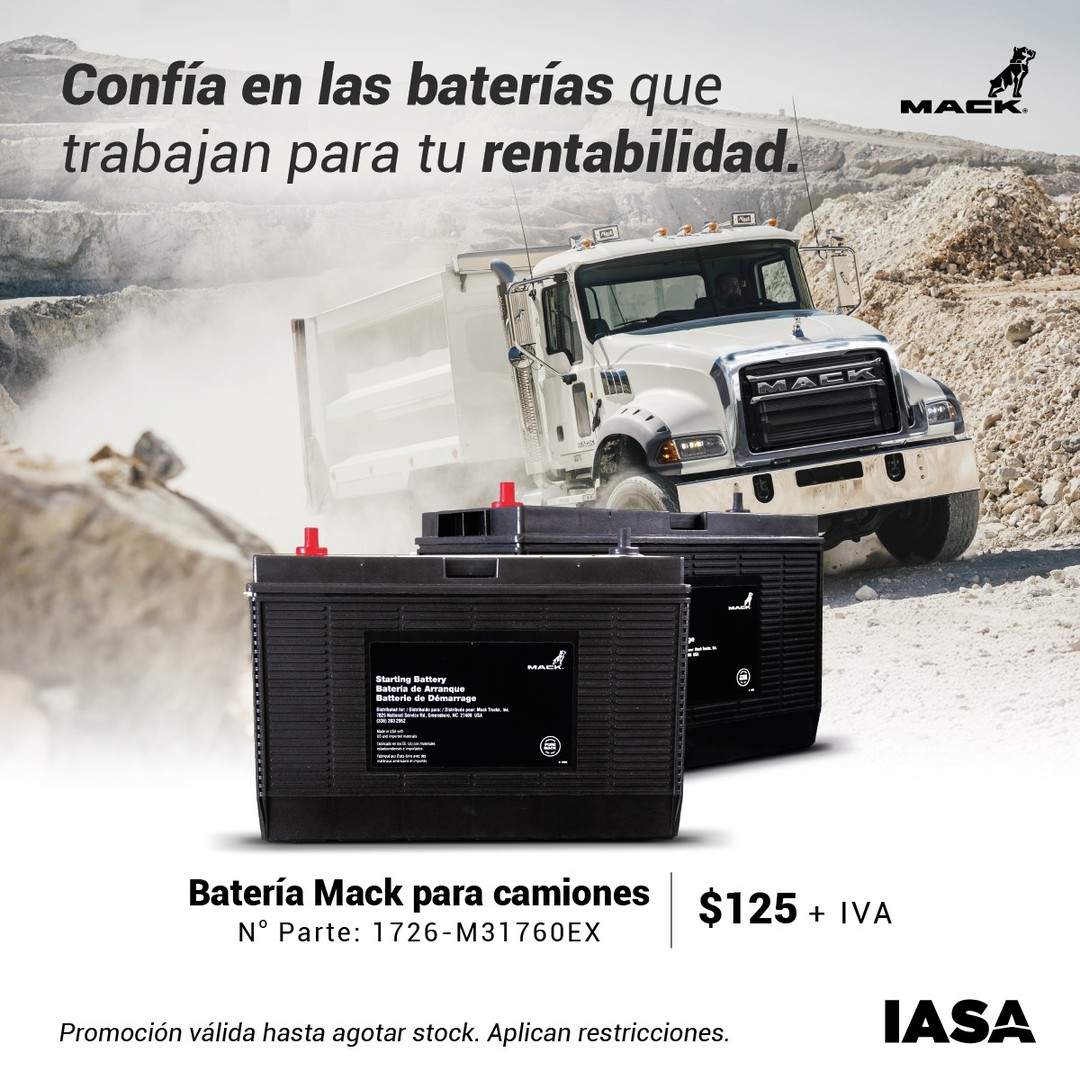 Baterías Mack: Más Rendimiento y Menos Costo para tu Camión
