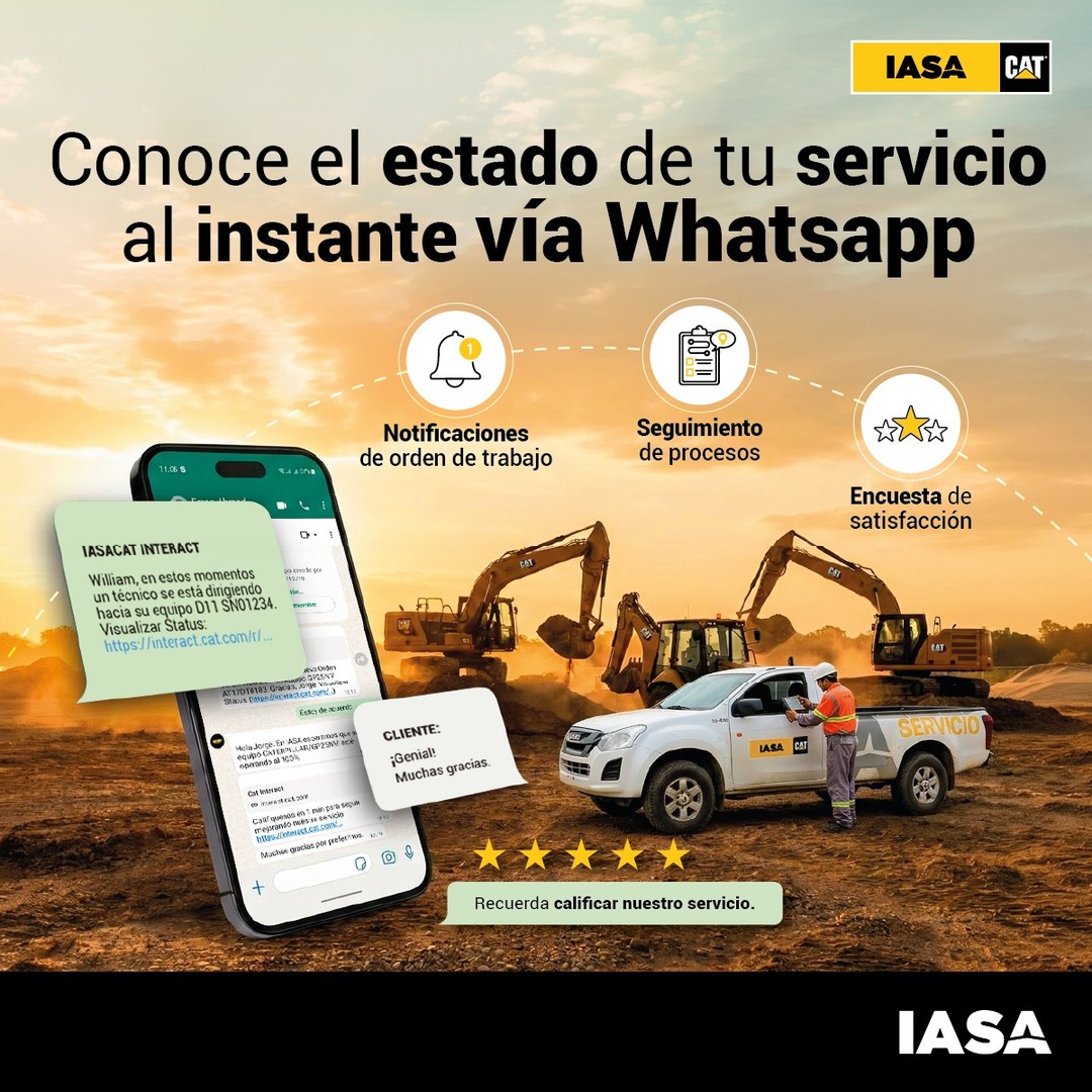 Servicio IASA CAT: Notificaciones Instantáneas por WhatsApp