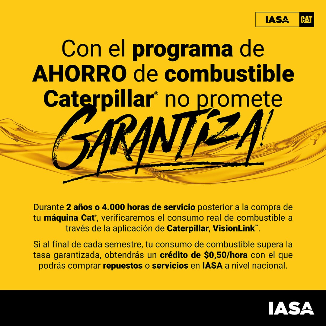 Ahorro Garantizado: Programa de Combustible Caterpillar