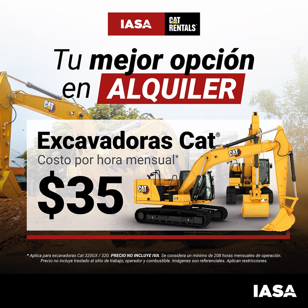 Alquiler Excavadoras Cat 320GX y 320: Precio y Calidad