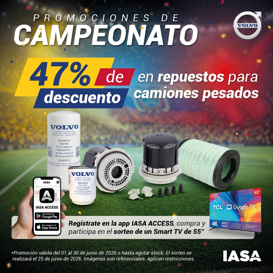 47% Desc. Repuestos VOLVO Camiones Pesados | Gana Smart TV