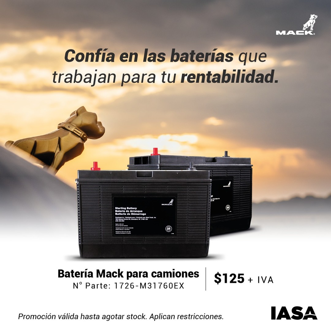 Baterías Mack: Potencia y Durabilidad para tu Negocio