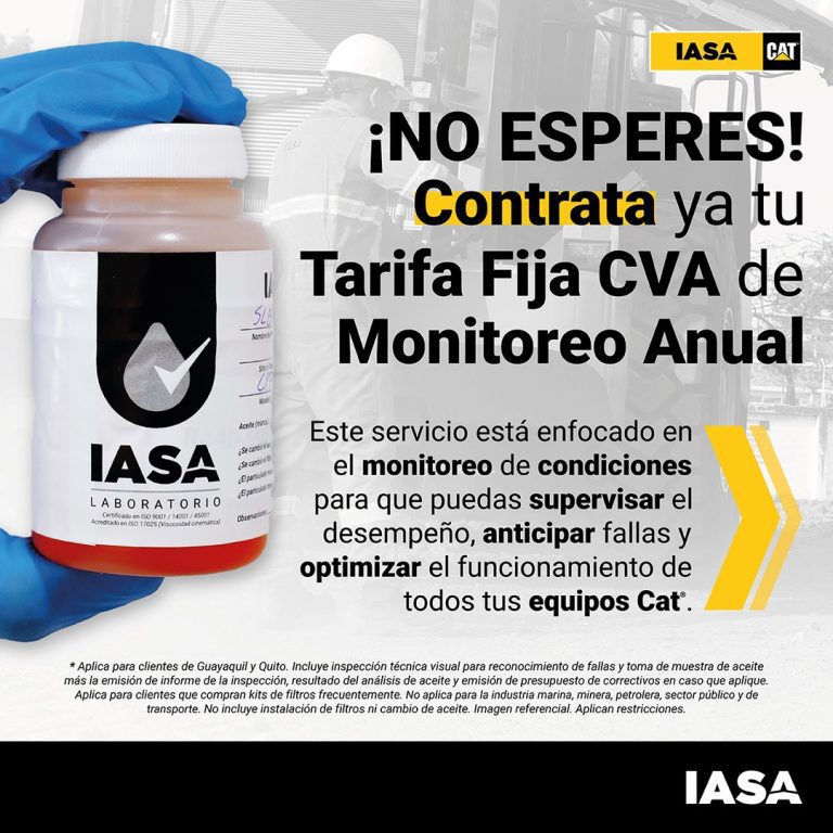 Optimiza tus Equipos Cat: Tarifa Fija CVA Monitoreo Anual