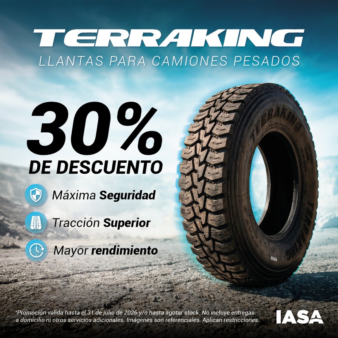 Oferta Llantas Camiones Pesados: 30% Descuento IASA