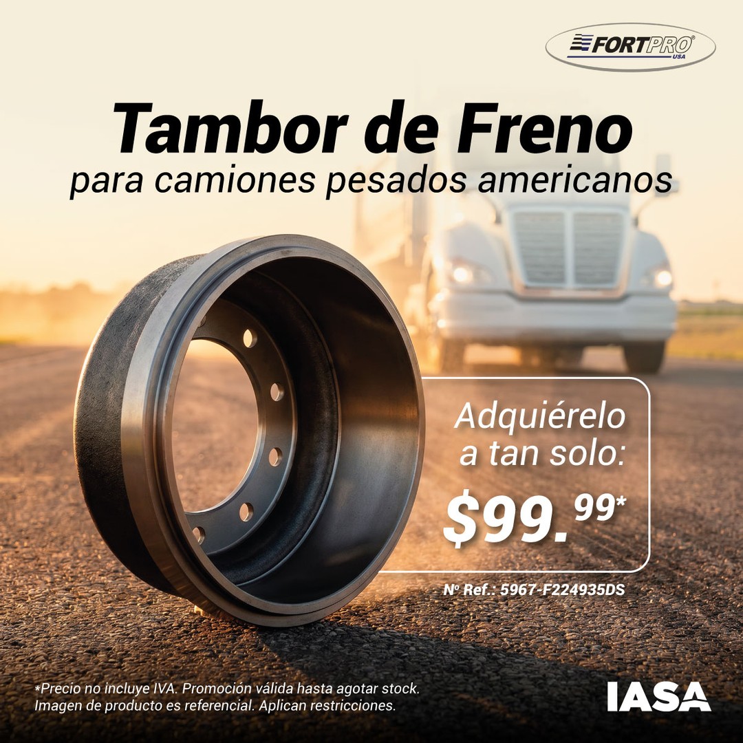 Tambores de Freno FortPro: Seguridad y Rendimiento Superior
