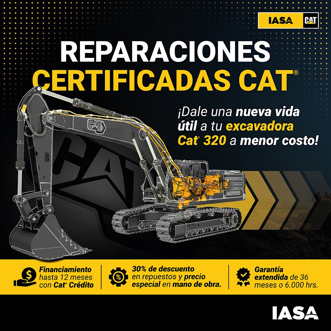 Reparación Certificada CAT 320: Ahorra y Extiende Vida Útil