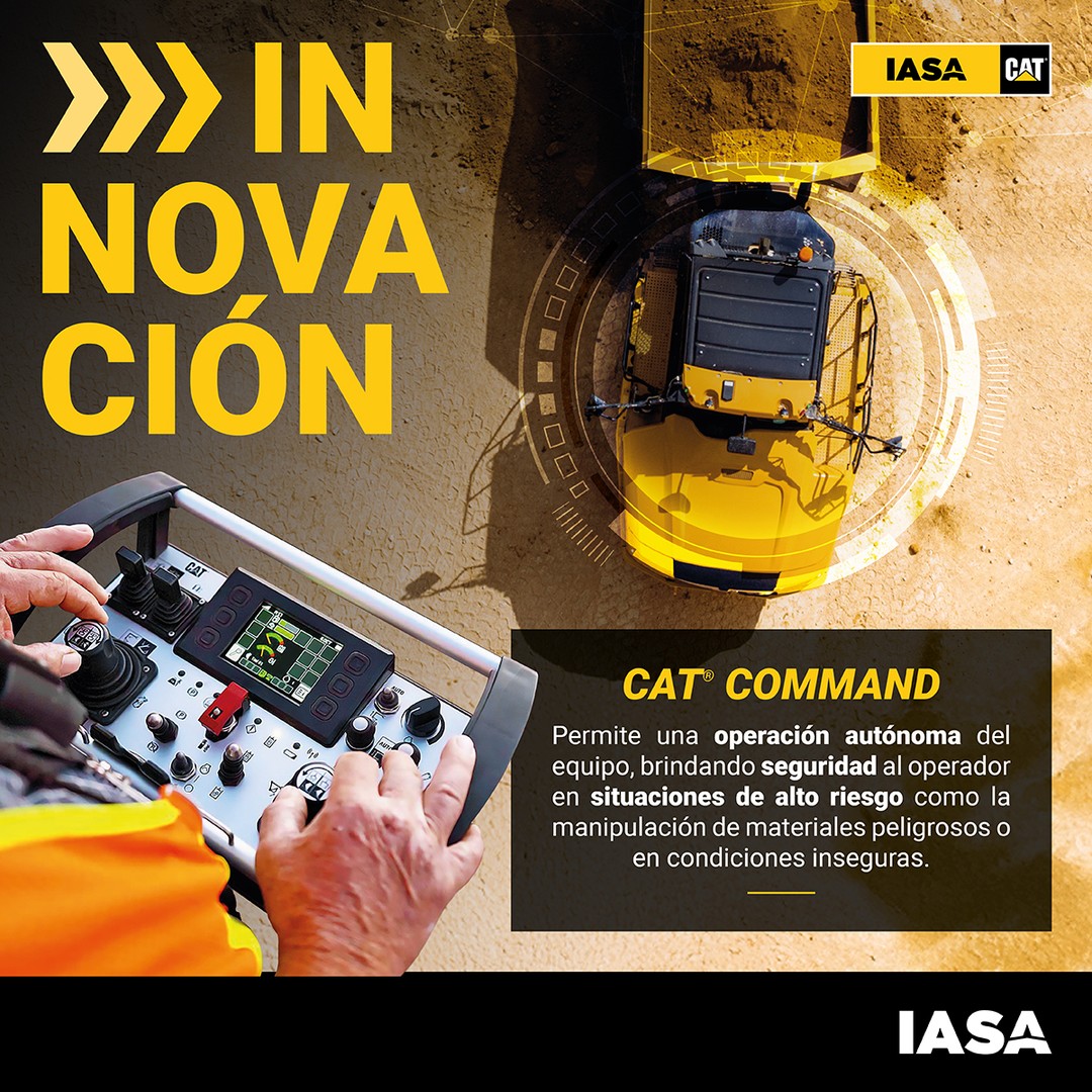 Cat Command: Seguridad y Autonomía en Maquinaria Pesada