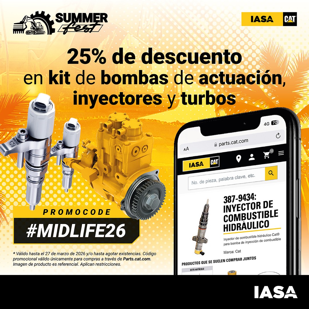 SummerFest IASA: Descuentos en Repuestos y Servicios Cat