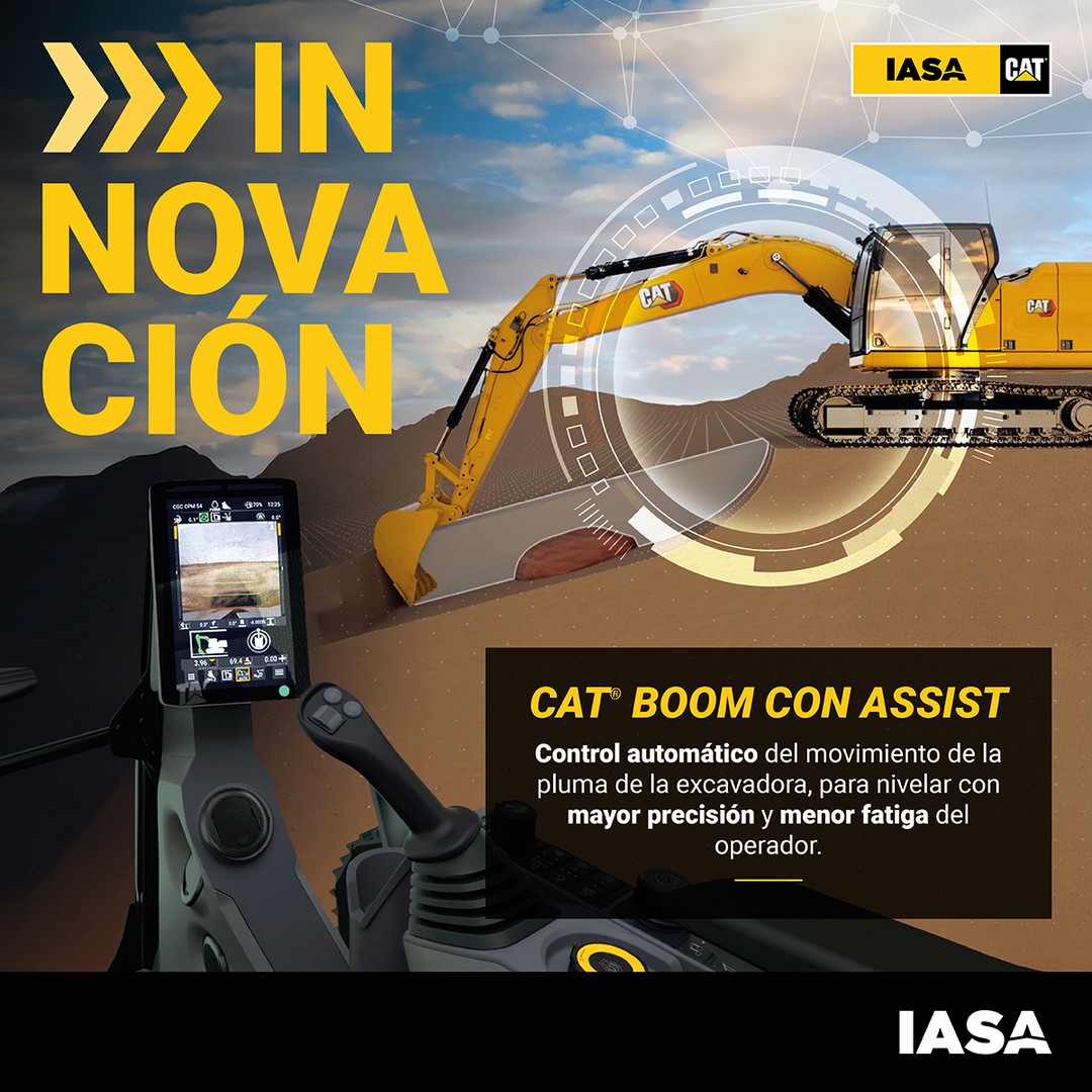 Excavadoras Cat: Precisión Avanzada con CatBoomConAssist