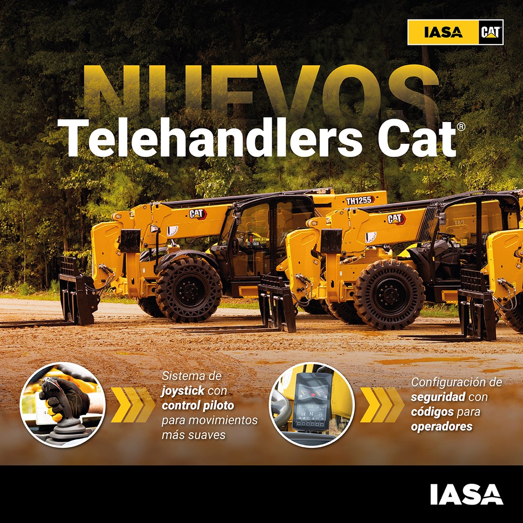 Nuevos Telehandlers Cat: Eleva tu Productividad en Obra